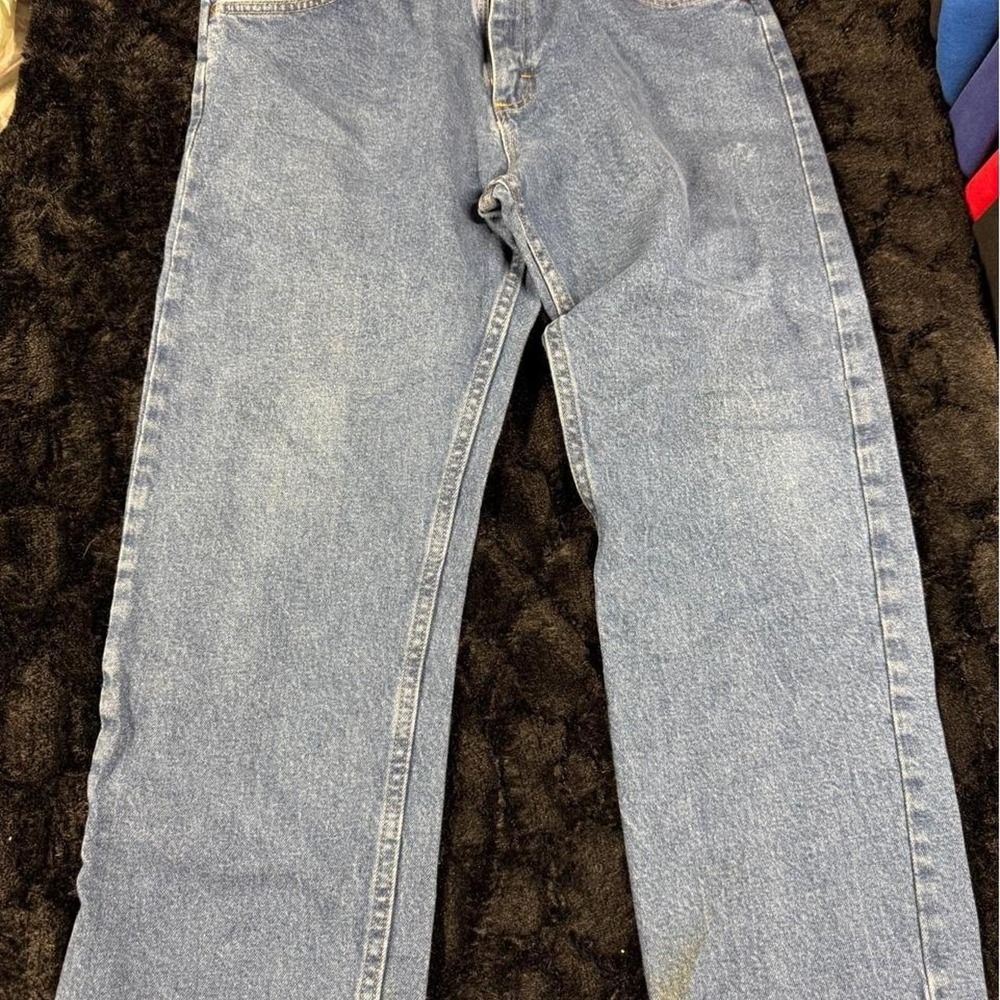 Wrangler blue cotton & spandex jeans size 34 x 30